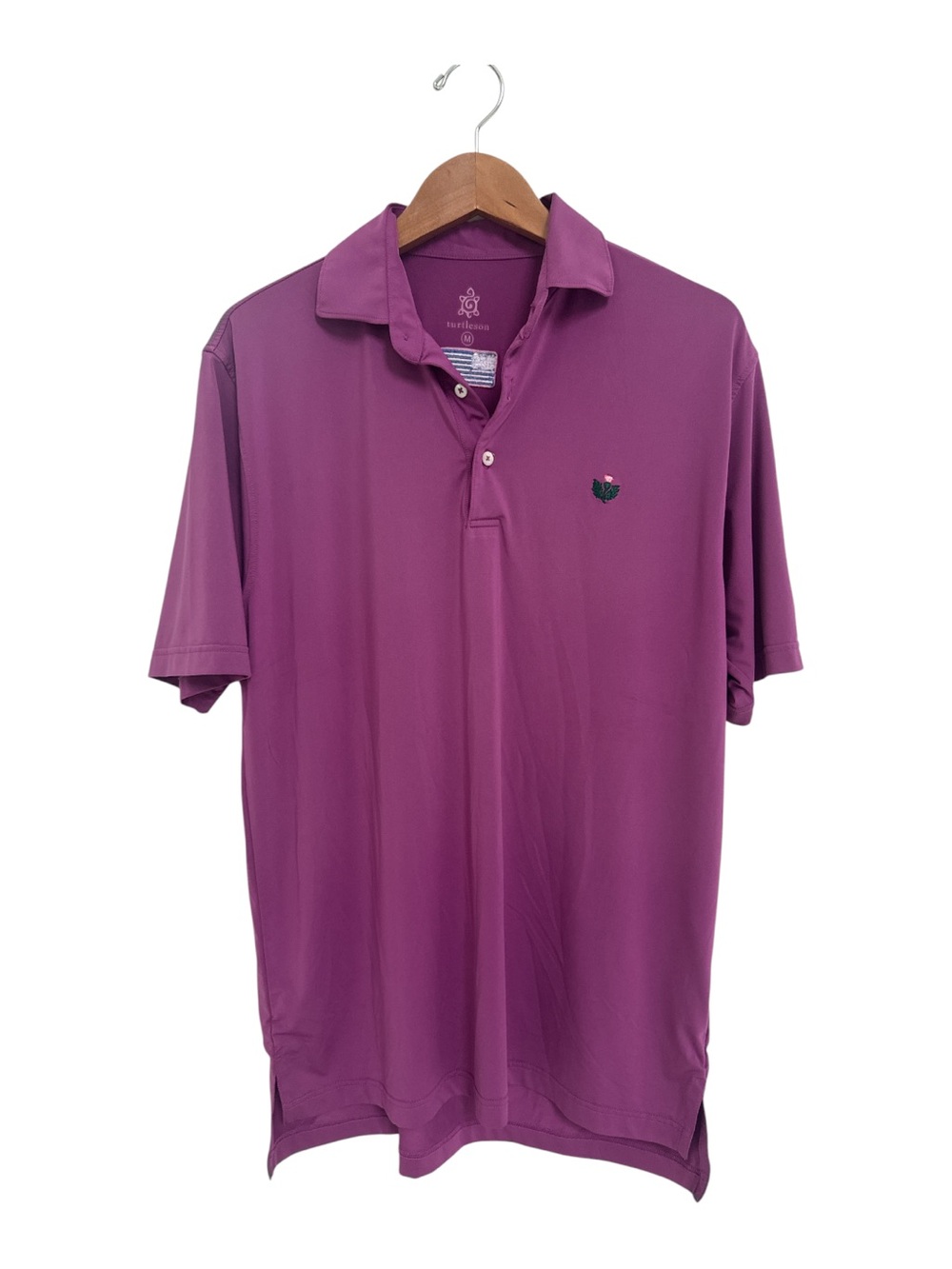 Turtleson Men's Golf Polo Shirt - Embroidered Chest Logo